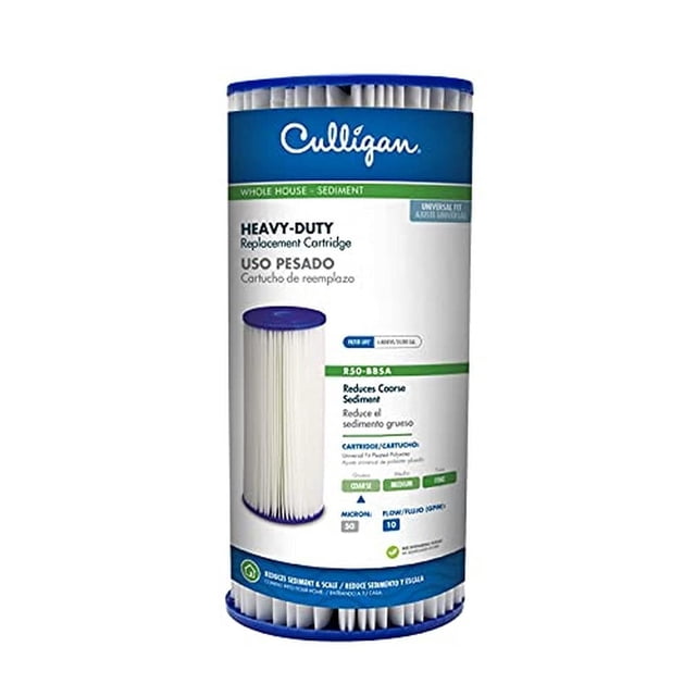 Cartucho de Repuesto de Uso Pesado Culligan R50-BBSA 50 Micron Recolección de Sedimentos