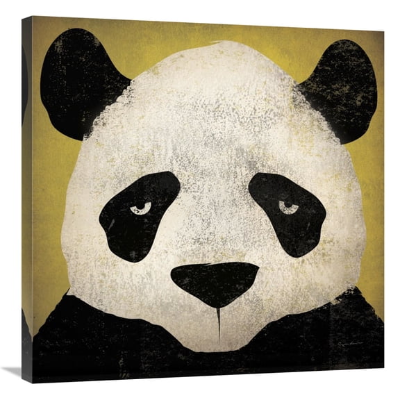 Global Gallery's 'Panda Wow' By Ryan Fowler Stretched Canvas Wall Art