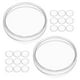 thumbnail image 4 of 20 placas de Petri con tapas, transparentes, para tejido celular, suministros de laboratorio, 4 of 7