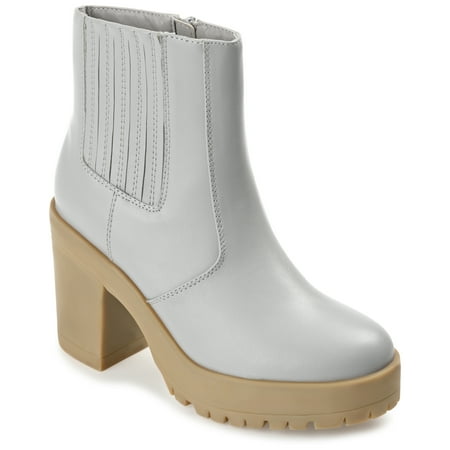 

Journee Collection Womens Riplee Almond Toe Platform Ankle Booties