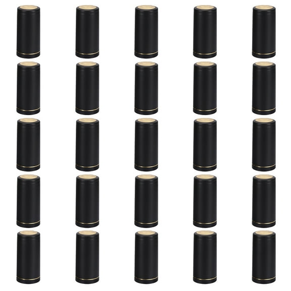 25pcs Heat Shrink Capsules Wine Bottles Caps Sleeves Suitable for Wine Bottle