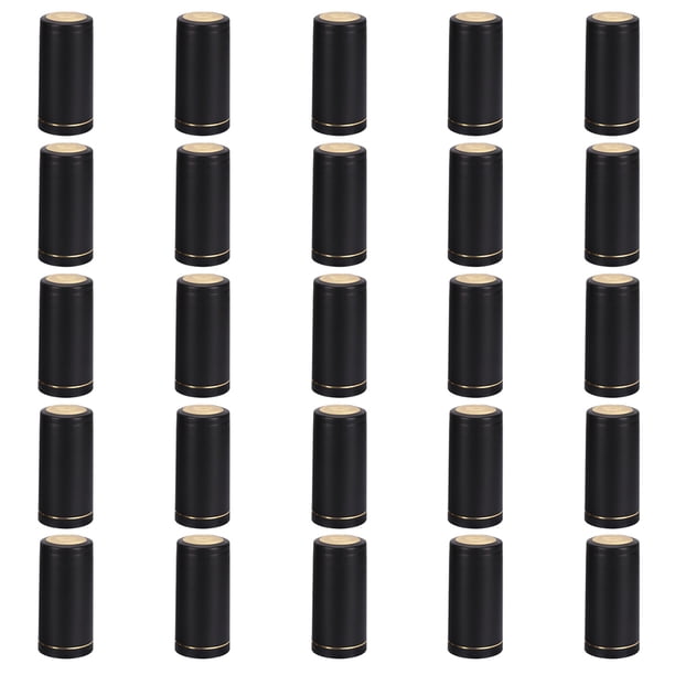 EeaseMX 25 cápsulas termorretráctiles para tapas de botellas de vino.