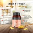 thumbnail image 5 of PureClinica Triple Strength Omega-3 1000mg – 180 Softgel Capsules (6-Month Supply) – High DHA & EPA Fish Oil for Heart, Brain & Eye Support, 5 of 6