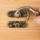 thumbnail image 5 of Pestillos de Cuerno de Metal JAMW gancho de bronce 27X32 mm 2 piezas, 5 of 5