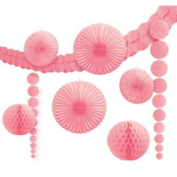 Light Pink Party Decorating Kit 9pc