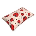 thumbnail image 3 of Balery Red Ladybug Bedding Queen Pillow Cases - Envelope Closure - Soft Brushed Microfiber Fabric - Shrinkage and Fade Resistant Pillow Cases-16"x24", 3 of 9