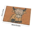 thumbnail image 4 of Bowayaoa Upland Cow Shape Non-Slip Bathroom Rug Cute Bedside Mat Soft Absorbent Doormat for Living Room Home Decor, 4 of 7