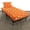 Orange, variant on Clemson Tigers 100% cotton, 4 piece sheet set - flat sheet, fitted sheet, 2 pillow cases, Full, Team Colors