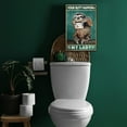 thumbnail image 6 of Funny Black Cat Bathroom Vintage Metal Tin Sign Wall Decor Art Toilet Posters - NICE BUTT Retro for Home Office Farmhouse Coffee Bar Gifts 8 x 12 Inches, 6 of 7