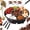 Black, variant on Caramel Apple Maker Tray with Warmer, Electric Fondue Set,Electric Heated Melting Bowl with Sectioned Topping Trays. Precise Temperature Control Melts Chocolate without Burning