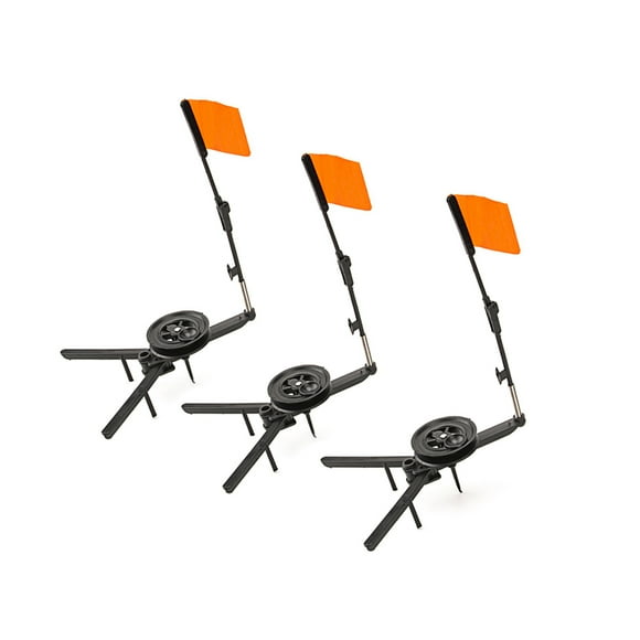 Soidarity Kit de pesca en hielo de invierno, fácil de usar, bandera de pesca en hielo, placa Base Triangular, equipo de pesca portátil ligero para pesca Pescar Soidarity OD006781-00