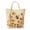 Bees, variant on Handmade Crochet Bee Embroidered Tote Bag, Beach Purse for Women, Canvas Chrysanthemum,Suitable for travel, outings, and as a beautiful gift.