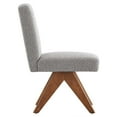 thumbnail image 5 of Modway Lyra Boucle Fabric Dining Room Side Chair - Set of 2 in Light Gray, 5 of 10