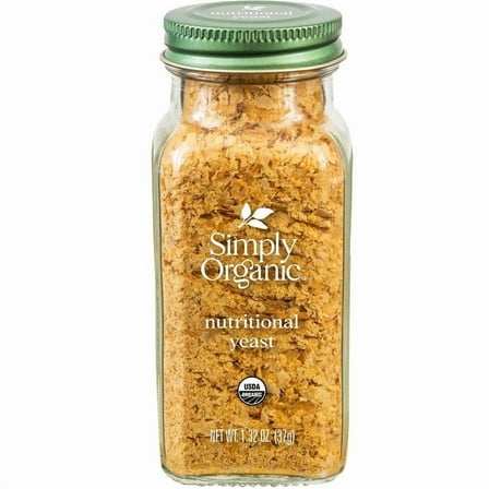 Pack of 6, Simply Organic Nutritional Yeast, 1.32 oz