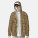 thumbnail image 2 of Fotbe Leopard Print Brown Chaqueta con Protección Solar UPF 50+ para Hombre y Mujer, Camisa con Capucha y Bolsillos-Large, 2 of 7