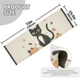 thumbnail image 5 of Yayeee Hallway Runner Rug 2'x6' Non Slip Machine Washable with Rubber Backing, Cartoon Halloween Cat, 5 of 8