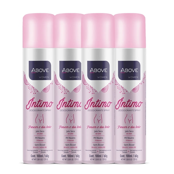 ABOVE Serie Blanca, Spray Corporal de Larga Duración, Amatista, 325 ml