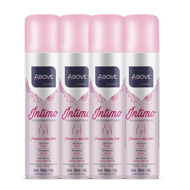 ABOVE Serie Blanca, Spray Corporal de Larga Duración, Amatista, 325 ml