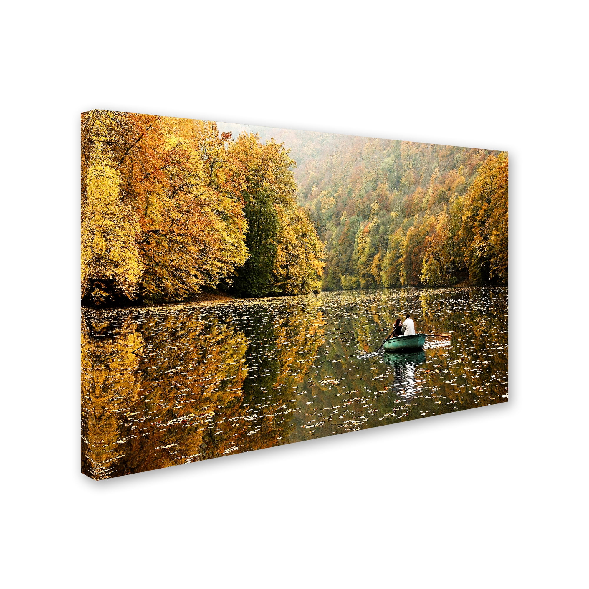 Trademark Fine Art 'Autumn Idyll' Canvas Art by Leicher Oliver