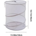 thumbnail image 3 of Foldable Mesh Pop Up Laundry Hamper Collapsible Clothes Basket Portable for College Dorm Travel Kids Room Storage Home Use Dormitory Essential, 3 of 5