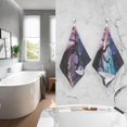 thumbnail image 5 of Coolnut Galaxy and Tree Hand Towels 2 Pieces, Cotton Bath Towel for Drying Face Hands Body Decorative Water Absorbent Lightweight Towels for Bathroom Ktichen Travel Gym, 16"x28", 5 of 6