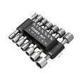 thumbnail image 4 of CIMAXIC 14PCS 5-12mm Imperial Socket Nut Impact Driver Adapter Drill Bits 1/4 Inch Hex Tool Set Nut Driver Socket Bit Set,1.57"X0.39"X0.39", 4 of 5