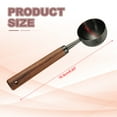 thumbnail image 2 of Coffee Measuring Spoon, 30ml Stainless Steel Coffee Scoop with Wood Handle for Ground Coffee Black, 2 of 6