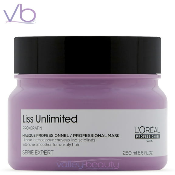 L’Oreal Professionnel Serie Expert Liss Unlimited Masque | Intensive Smoothing Mask For Unruly Hair, 250ml
