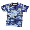 thumbnail image 3 of Rothco Colored Camo T-Shirts - Electric Blue Camo, 2X-Large, 3 of 3