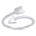 thumbnail image 1 of Open Arrow Love Cupid Promise Ring .925 Sterling Silver Band Jewelry Female Male Unisex Size 10, 1 of 4