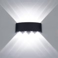 thumbnail image 1 of Modern LED Ceiling Light Waterproof Aluminum Wall Sconce Washer Light Indoor Outdoor Corridor Corridor Hallway 8w Black, 1 of 5