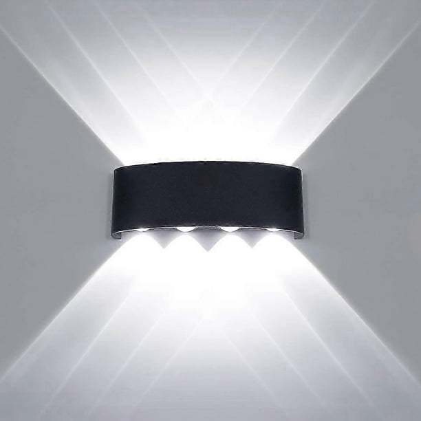 Modern Led Ceiling Light Waterproof Aluminum Wall Sconce Washer Light Indoor Outdoor Corridor Corridor Hallway 8w Black