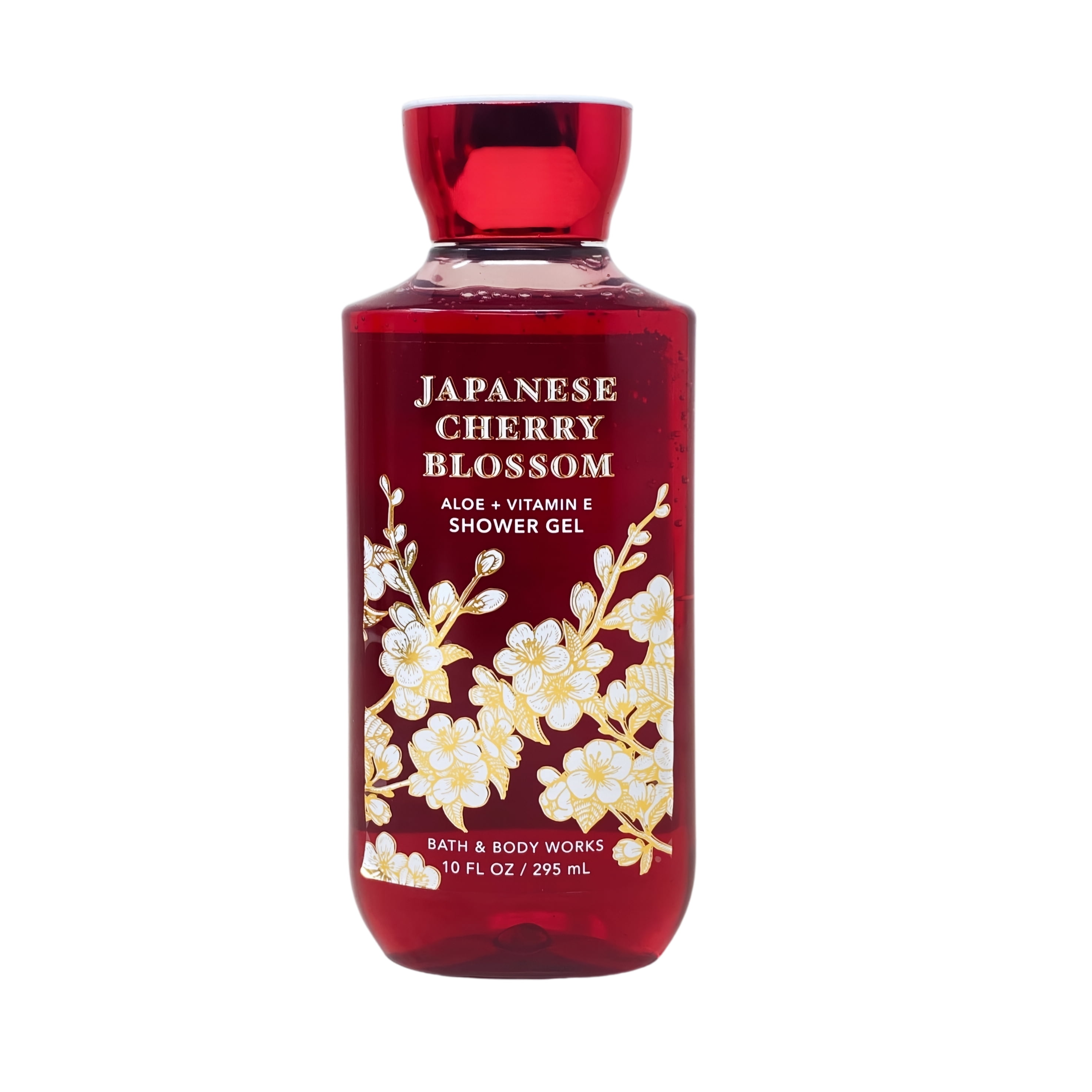 Bath & Body Works Japanese Cherry Blossom - 2 Shower Gels with a Cherry On Top Bar Soap
