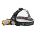 thumbnail image 2 of Linterna frontal LED superbrillante para buceo, 1500 lúmenes, resistente al agua IPX8, aleación de aluminio, 5 modos, ligera para nadar, 2 of 8