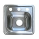 thumbnail image 1 of Tarja De Acero Inoxidable Alfa Calibre 24 Sobreponer 38.5x38.5x14, 1 of 4