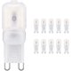 thumbnail image 1 of 10pcs G9 Led Light Bulbs G9 Base 1.5 Watts Cool White 220v Dimmable Frosted Lens Light Lamps For Indoor Chandelier Ceiling, 1 of 5