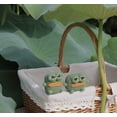 thumbnail image 2 of Funda de felpa Yatchen para AirPods 4, dibujos animados en 3D, piel de salchicha y boca de rana, 2 of 7