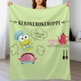 thumbnail image 2 of Sanrio KEROKEROKEROPPI Throw Blanket Cute Flannel for Boys Girls Men Women, 2 of 7