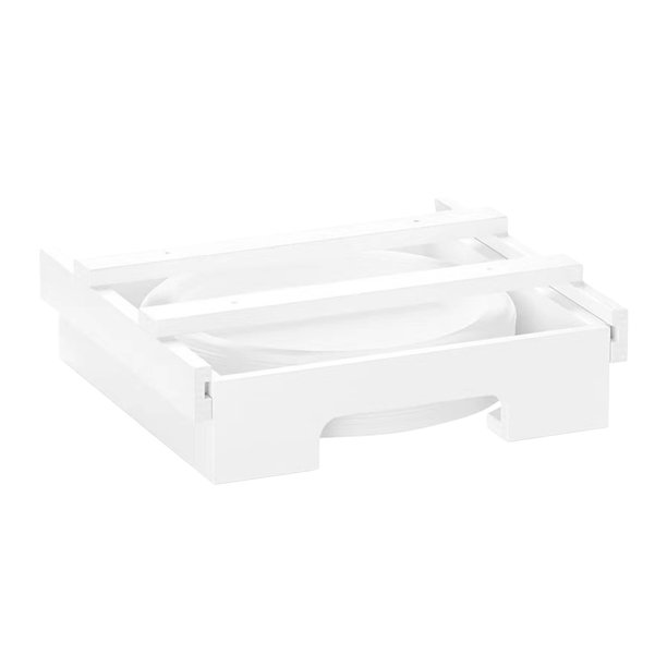 Bandeja de papel desechable para colgar en la cocina, dispensador de bandeja para pasteles, estante de almacenamiento de madera maciza