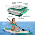thumbnail image 4 of Inflatable Stand Up Paddle Board 11.5' Upright Paddle Board with Adjustable Aluminum Paddle, 33" Wide Stable Deck, Non-Slip Surface, for Adults & Youth, 4 of 11