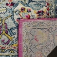 thumbnail image 4 of SAFAVIEH Madison Hildred Floral Bordered Area Rug, Fuchsia/Aqua, 6'7" x 6'7" Round, 4 of 7