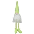thumbnail image 2 of Northlight 16" Lime Green and White Sitting Spring Gnome Figure, 2 of 5