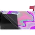 thumbnail image 3 of Coolnut Mailbox Covers Magnetic Oversize Marble and Abstract Liquid Seasonal Mail Wraps for Home Outdoor Decor, 25.4"x20.78", 3 of 5