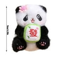 thumbnail image 2 of Wizlet 2026 Valentine's Day Gift - Panda with Knitted Bouquet Plush, 4.3in Cute and Cozy Stuffed Animal Holding Flower for Girlfriend, Wife, or Loved Ones (B), 2 of 5
