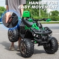 thumbnail image 6 of 800W Dirt Quad w/ Remote Control - 24V Powered Ride on ATV, Electric Powerful 4-Wheeler for Big Kids, Up to 5.5 mph, Knee Pads, Green, 6 of 9