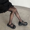 thumbnail image 4 of WIFORNT Collants Élastiques Taille Haute en Maille Transparente pour Femmes avec Strass, 4 of 7