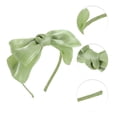 thumbnail image 3 of Unique Bargains 1 Pc Exquisite Gauze Shiny Silk Bow Headband Green, 3 of 6