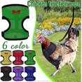 thumbnail image 3 of Arnés y correa ajustables para gallinas y gallos, cuerda de tracción para mascotas, chaleco cómodo y transpirable para gallinas y mascotas con cinturón a juego, correa transpirable para gallinas, 3 of 5