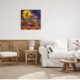 thumbnail image 3 of Stupell Industries Halloween Witch Scene Holiday Painting Gallery Wrapped Canvas Print Wall Art, 24 x 24, 3 of 8