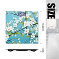 thumbnail image 2 of High Precision Body Weight Scale Smart Bathroom Scales with Large LCD Display(400lbs),Decorative for Bedroom-White Blossoms On Blue Background, 2 of 4